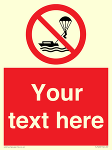 Custom No parasailing